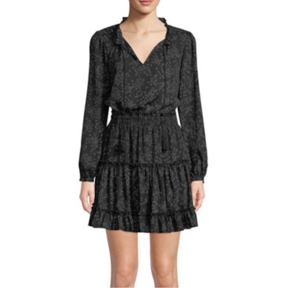 Rebecca Minkoff Rosemary Star-Print
Long-Sleeve Short Dress - XS - Picture 4 of 9
